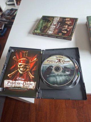 Trilogía Piratas del Caribe DVD
