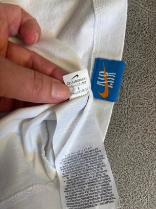 Camiseta Nike AIR Naranja y Azul