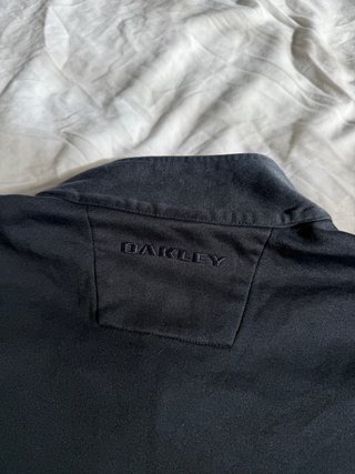 Sudadera Oakley media cremallera gris