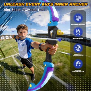 Pack 2 Arcos y Flechas LED Niños NUEVO A ESTRENAR