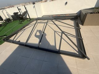 Pérgola Belice 3,6x3m Aluminio Techo Policarbonato