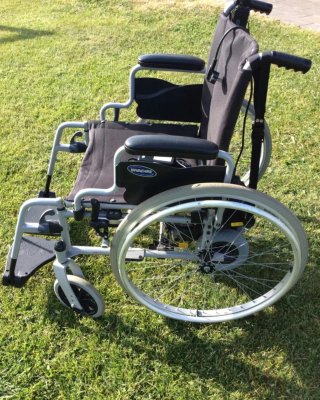 Silla ruedas invacare eléctrica