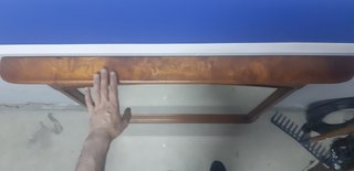 Espejo de madera natural