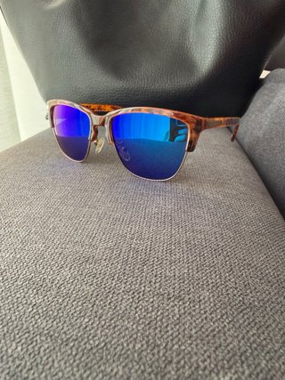 Gafas de sol Clubmaster/Browline color carey-azul