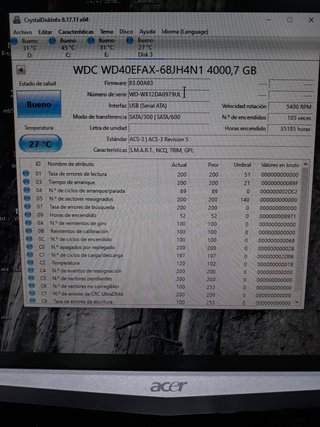 3 Discos Duros WD 4TB NASware 3.0