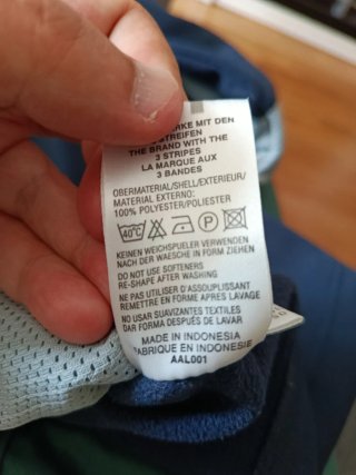 Sudadera Adidas Talla M Azul y Gris