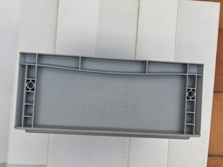 Lote 10 Cajas Plástico Gris
