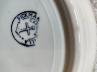 Platos Cartuja de Sevilla Pickman Porcelana