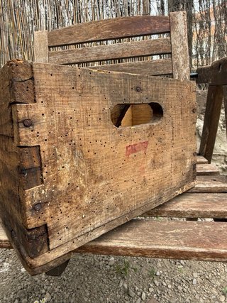 Caja de madera antigua RAMON CARDONA NAVAS