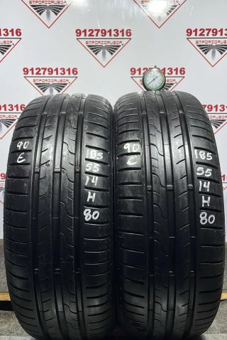 185 55 14 H DUNLOP RUEDA AL 90% VIDA UTIL