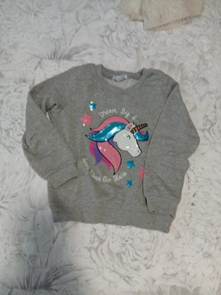 JERSEIS NIÑA   VESTIDO niña unicornio lentejuelas