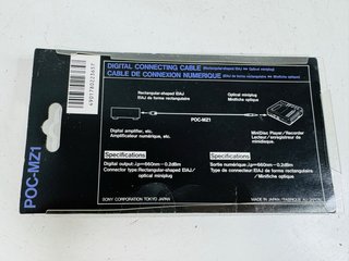 Sony POC-MZ1 Cable Conexión Digital Óptico MD