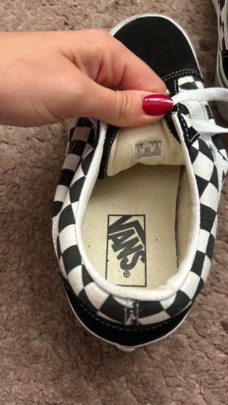 Vans Old Skool Plataforma Cuadros Talla 38