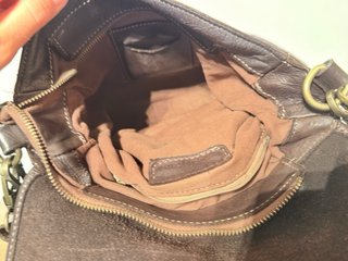 Borsa Vera Pelle Marrone