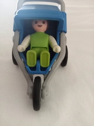 Playmobil Cochecito Bebé Azul