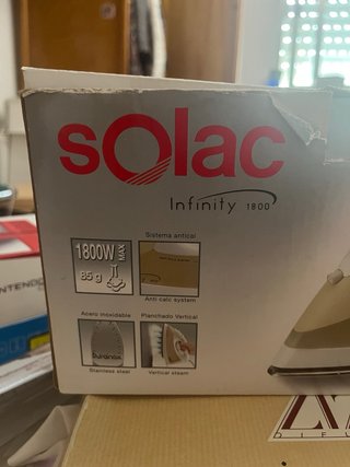 Plancha Solac Infinity 1800W