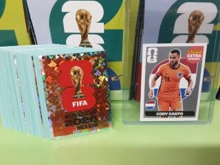 Lote 100 cromos más Extra Sticker Mundial Panini