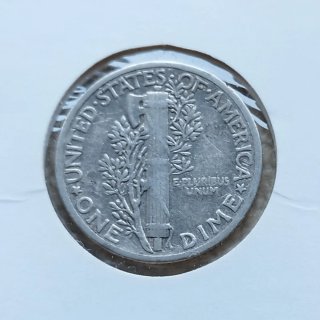 Moneda Plata Mercury USA 1939