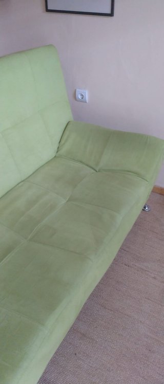 Sofá cama clik-clak verde claro