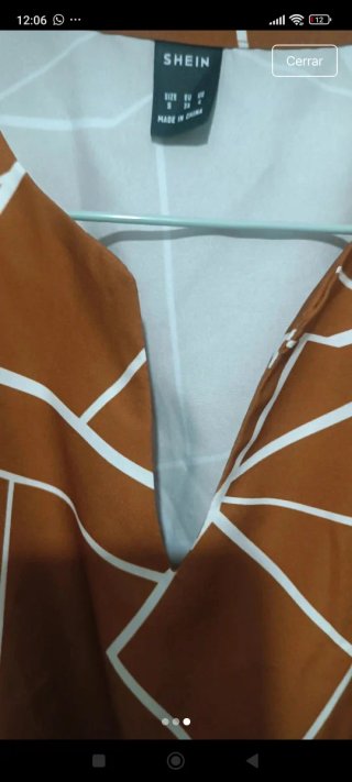 Vestido SHEIN corto estampado