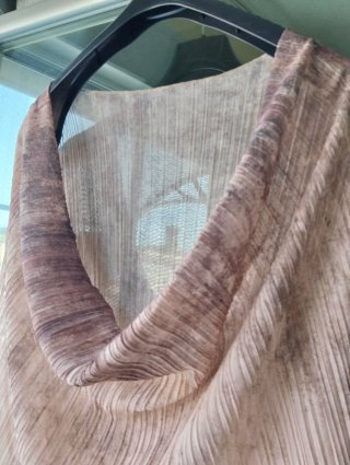 Blusa Zara tonos arena degradados,Nueva.