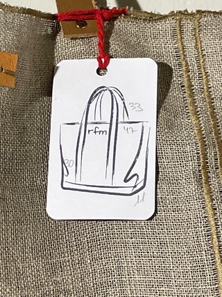 Bolso de lino rfm
