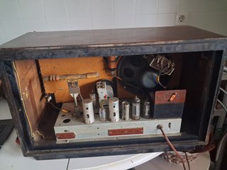 Radio Ducretet Thomson Vintage Marrón