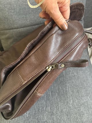 Bolso Piel Robert Clergerie Marrón Grande