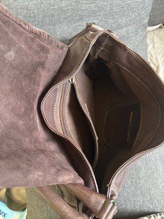 Bolso Piel Robert Clergerie Marrón Grande