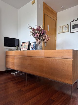 Aparador LIGNA OAK madera y metal