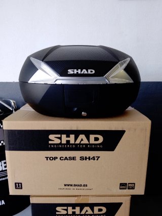 Baúl moto SHAD SH47 Negro