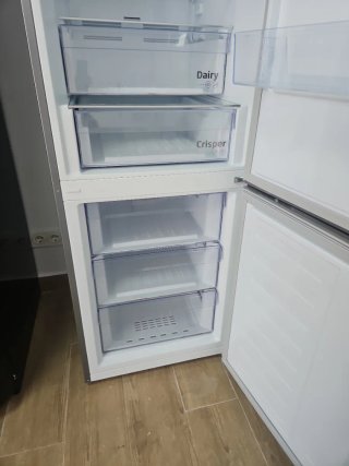 Nevera Beko plateada
