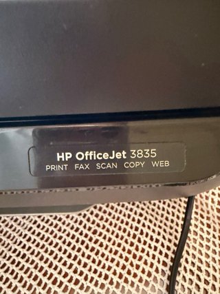 Impresora HP OfficeJet 3835 Negra