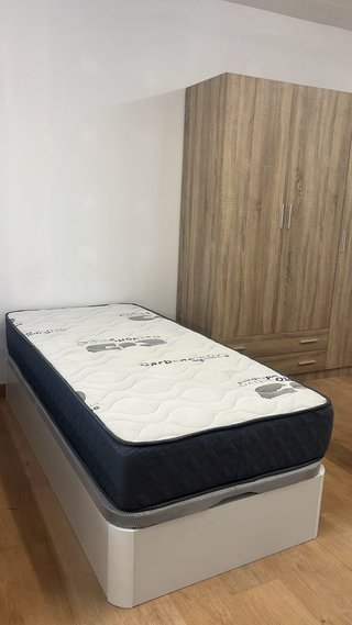 Canape abatible madera y tela