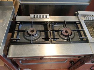 Cocina Industrial Gas 2 Fuegos + Horno