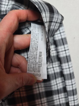 Pantaloncini da pesca a quadri Bershka