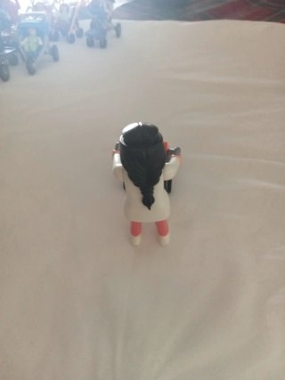 Playmobil figura con carrito de bebé