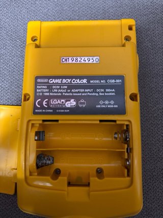 Nintendo Game Boy Color Amarillo
