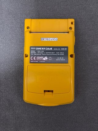 Nintendo Game Boy Color Amarillo