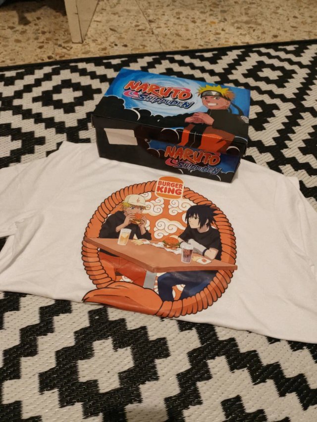 Botines o Zapatillas Naruto Blancas y Naranjas