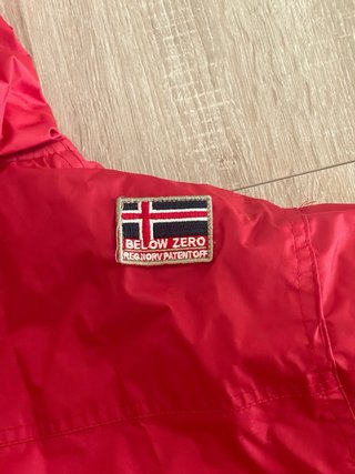 Abrigo Geographical Norway Rojo