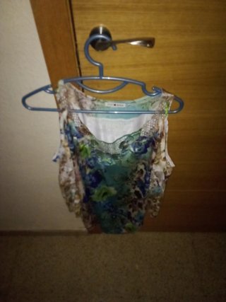 Blusa estampada manga larga