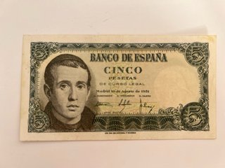 Billetes de Pesetas de España - Antiguos.