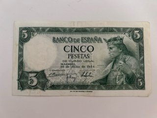 Billetes de Pesetas de España - Antiguos.