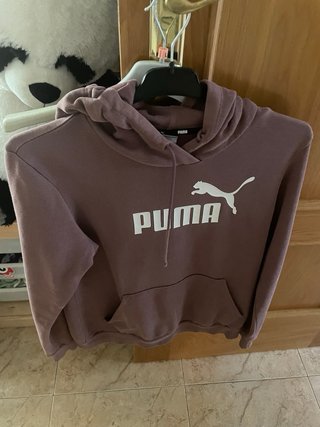 Sudadera con capucha morada talla m