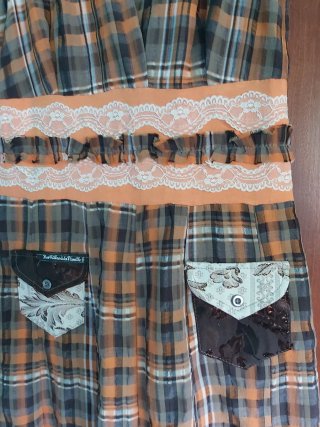 Vestido patchwork"Des filles à la vanille" Paris