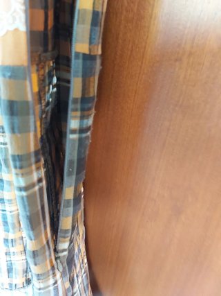 Vestido patchwork"Des filles à la vanille" Paris