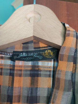 Vestido patchwork"Des filles à la vanille" Paris
