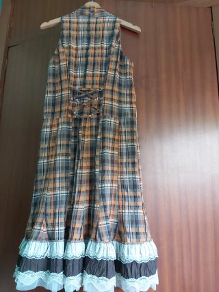 Vestido patchwork"Des filles à la vanille" Paris