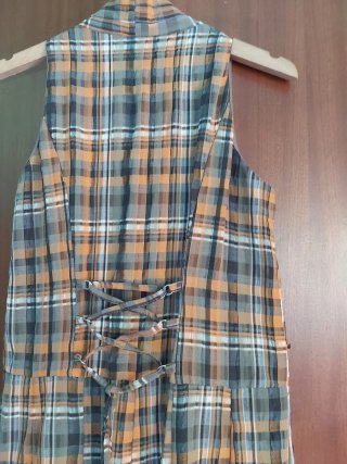 Vestido patchwork"Des filles à la vanille" Paris
